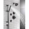 imageDelta Trinsic 3Setting Diverter Valve Trim Kit with Wheel Handle Gold Shower Handle Diverter Kit Champagne Bronze T11858CZ Valve Not IncludedMatte Black