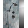 imageDelta Trinsic 3Setting Diverter Valve Trim Kit with Wheel Handle Gold Shower Handle Diverter Kit Champagne Bronze T11858CZ Valve Not IncludedMatte Black