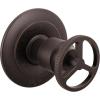 imageDelta Trinsic 3Setting Diverter Valve Trim Kit with Wheel Handle Gold Shower Handle Diverter Kit Champagne Bronze T11858CZ Valve Not IncludedVenetian Bronze