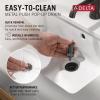 imageDelta Trinsic Touchless 1Hole Bathroom Faucet with Touch On Technology Gold Single Hole Bathroom Sink Faucet Metal PushPop Drain Assembly Champagne Bronze 559TLFCZMPUVenetian Bronze