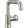 imageDelta Trinsic USpout 1Hole Bathroom Faucet with Wheel Handle Polished Nickel Single Hole Bathroom Sink Faucet Metal PushPop Drain Assembly Polished Nickel 5547HARPNDSTBrilliance Stainless