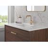 imageDelta Trinsic USpout 1Hole Bathroom Faucet with Wheel Handle Polished Nickel Single Hole Bathroom Sink Faucet Metal PushPop Drain Assembly Polished Nickel 5547HARPNDSTChampagne Bronze