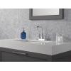imageDelta Trinsic USpout Centerset Bathroom Faucet Polished Nickel 3Hole Bathroom Sink Faucet Metal PushPop Drain Assembly Polished Nickel 2554PNMPUDSTChrome