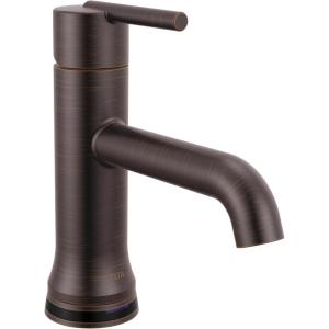 imageDelta Trinsic Touchless 1Hole Bathroom Faucet with Touch On Technology Gold Single Hole Bathroom Sink Faucet Metal PushPop Drain Assembly Champagne Bronze 559TLFCZMPUVenetian Bronze