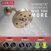 imageDelta Trinsic 17 Series DualFunction H2Okinetic Shower Faucet Set Polished Nickel 2Handle Shower ValveTrim Kit Polished Nickel T17259PN Valve Not IncludedChampagne Bronze