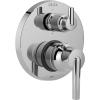 imageDelta Trinsic SingleFunction Shower Handle Valve Trim Kit with 6Setting Integrated Diverter Polished Nickel 6Way Shower Diverter Valve Trim Kit Polished Nickel T24959PN Valve Not IncludedChrome