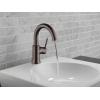 imageDelta Trinsic Swivel Spout High Arc 1Hole Bathroom Faucet Polished Nickel Single Hole Bathroom Sink Faucet PushPop Drain Assembly Polished Nickel 559HAPNDSTVenetian Bronze