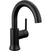 imageDelta Trinsic Swivel Spout High Arc 1Hole Bathroom Faucet Polished Nickel Single Hole Bathroom Sink Faucet PushPop Drain Assembly Polished Nickel 559HAPNDSTMatte Black