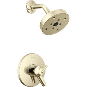 imageDelta Trinsic 17 Series DualFunction H2Okinetic Shower Faucet Set Polished Nickel 2Handle Shower ValveTrim Kit Polished Nickel T17259PN Valve Not IncludedPolished Nickel
