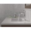 imageDelta 15849LFPD Nicoli 12 GPM Single Hole Bathroom Faucet with Pull Down Spout and Push PopUp Drain Assembly  Matte BlackChampagne BronzeChrome