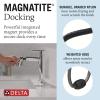 imageDelta 15849LFPD Nicoli 12 GPM Single Hole Bathroom Faucet with Pull Down Spout and Push PopUp Drain Assembly  Matte BlackChampagne BronzeChrome