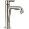imageDelta 15849LFPD Nicoli 12 GPM Single Hole Bathroom Faucet with Pull Down Spout and Push PopUp Drain Assembly  Matte BlackChampagne BronzeStainless