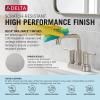 imageDelta 15849LFPD Nicoli 12 GPM Single Hole Bathroom Faucet with Pull Down Spout and Push PopUp Drain Assembly  Matte BlackChampagne BronzeStainless
