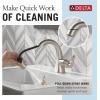imageDelta Arvo 1 Hole Pull Down Bathroom Faucet with Sprayer Chrome Single Hole Bathroom Sink Faucet with Pull Out Sprayer for Vanity Metal PushPop Drain Chrome 15840LFPDSpotShield Brushed Nickel
