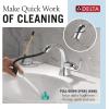 imageDelta Arvo 1 Hole Pull Down Bathroom Faucet with Sprayer Chrome Single Hole Bathroom Sink Faucet with Pull Out Sprayer for Vanity Metal PushPop Drain Chrome 15840LFPDChrome