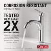 imageDelta Nicoli 1 Hole Matte BlackBrushed Gold Bathroom Faucet with Sprayer Single Hole Bathroom Sink Faucet with Pull Out Sprayer for Vanity PushPop Drain Matte BlackChampagne Bronze 15749LFGZPDChrome