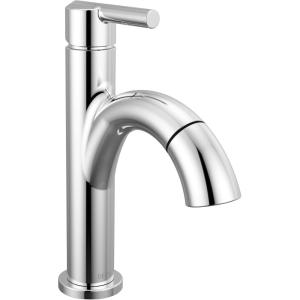 imageDelta Nicoli 1 Hole Matte BlackBrushed Gold Bathroom Faucet with Sprayer Single Hole Bathroom Sink Faucet with Pull Out Sprayer for Vanity PushPop Drain Matte BlackChampagne Bronze 15749LFGZPDChrome
