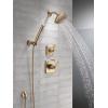 imageDelta Ashlyn 14 Series Shower Faucet Set Chrome Shower Head and Handle Set Valve Trim Kit Chrome T14264 Valve Not IncludedChampagne Bronze