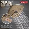 imageDelta Ashlyn 14 Series Shower Faucet Set Chrome Shower Head and Handle Set Valve Trim Kit Chrome T14264 Valve Not IncludedChampagne Bronze