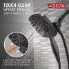imageDelta Ashlyn 17 Series Brushed Nickel DualFunction Shower Faucet Set with In2ition 2in1 Dual Shower Head with HandHeld Spray Combo Valve Trim Kit Stainless T17464SSI Valve Not IncludedMatte Black