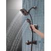 imageDelta Ashlyn 17 Series Brushed Nickel DualFunction Shower Faucet Set with In2ition 2in1 Dual Shower Head with HandHeld Spray Combo Valve Trim Kit Stainless T17464SSI Valve Not IncludedVenetian Bronze