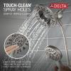 imageDelta Faucet Albion 14 Series SingleHandle Shower Faucet BlackGold Shower Trim Kit with In2ition 2in1 Dual Hand Held Shower Head Matte BlackChampagne Bronze T142855GZI Valve Not IncludedSpotshield Brushed Nickel