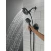 imageDelta Faucet Albion 14 Series SingleHandle Shower Faucet BlackGold Shower Trim Kit with In2ition 2in1 Dual Hand Held Shower Head Matte BlackChampagne Bronze T142855GZI Valve Not IncludedMatte Black