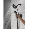 imageDelta Faucet Albion 14 Series SingleHandle Shower Faucet BlackGold Shower Trim Kit with In2ition 2in1 Dual Hand Held Shower Head Matte BlackChampagne Bronze T142855GZI Valve Not IncludedMatte Black  Champagne Bronze