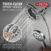imageDelta Faucet Albion 14 Series SingleHandle Shower Faucet BlackGold Shower Trim Kit with In2ition 2in1 Dual Hand Held Shower Head Matte BlackChampagne Bronze T142855GZI Valve Not IncludedChrome