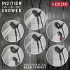 imageDelta Faucet Albion 14 Series SingleHandle Shower Faucet BlackGold Shower Trim Kit with In2ition 2in1 Dual Hand Held Shower Head Matte BlackChampagne Bronze T142855GZI Valve Not IncludedMatte Black  Champagne Bronze