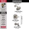 imageDelta Faucet Lahara 14 Series SingleHandle Tub and Shower Trim Kit Shower Faucet with 5Spray TouchClean Shower Head Stainless T14438SS Valve Not IncludedStainless