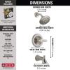 imageDelta Faucet Lahara 14 Series SingleHandle Tub and Shower Trim Kit Shower Faucet with 5Spray TouchClean Shower Head Stainless T14438SS Valve Not IncludedStainless