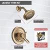 imageDelta Faucet Lahara 17 Series DualFunction Shower Trim Kit with 5Spray TouchClean Shower Head Venetian Bronze T17238RB Valve Not IncludedChampagne Bronze