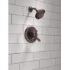 imageDelta Faucet Lahara 17 Series DualFunction Shower Trim Kit with 5Spray TouchClean Shower Head Venetian Bronze T17238RB Valve Not IncludedVenetian Bronze