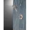 imageDelta Faucet Linden 17 Series DualFunction Shower Faucet Shower Trim Kit with 4Spray In2ition 2in1 Dual Hand Held Shower Head with Hose Stainless T17294SSI Valve Not IncludedStainless