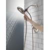 imageDelta Faucet Linden 17 Series DualFunction Shower Faucet Shower Trim Kit with 4Spray In2ition 2in1 Dual Hand Held Shower Head with Hose Stainless T17294SSI Valve Not IncludedStainless