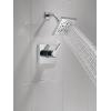 imageDelta Faucet Pivotal 14 Series SingleFunction Shower Faucet Shower Trim Kit 5Spray H2Okinetic Shower Head Matte Black T14299BL Valve Not IncludedChrome