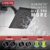imageDelta Faucet Pivotal 14 Series SingleFunction Shower Faucet Shower Trim Kit 5Spray H2Okinetic Shower Head Matte Black T14299BL Valve Not IncludedMatte Black