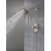imageDelta Faucet Tetra 14 Series Matte Black Shower Faucet Set with H2Okinetic Shower Head Shower Trim Kit Black Shower Faucet Matte Black T14289BL Valve Not IncludedBrushed Nickel