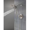 imageDelta Faucet Tetra 14 Series Matte Black Shower Faucet Set with H2Okinetic Shower Head Shower Trim Kit Black Shower Faucet Matte Black T14289BL Valve Not IncludedBrushed Nickel