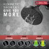 imageDelta Faucet Tetra 14 Series Matte Black Shower Faucet Set with H2Okinetic Shower Head Shower Trim Kit Black Shower Faucet Matte Black T14289BL Valve Not IncludedMatte Black
