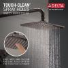 imageDelta Vero 14 Series Rain Shower Faucet Set Brushed Gold Shower Head and Handle Set Valve Trim Kit Champagne Bronze T14253CZWE Valve Not IncludedVenetian Bronze