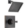 imageDelta Faucet Dryden 14 Series SingleFunction Shower Trim Kit with SingleSpray TouchClean Shower Head Champagne Bronze T14251CZ Valve Not IncludedVenetian Bronze