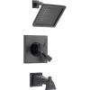 imageDelta Faucet Dryden 14 Series SingleFunction Tub and Shower Trim Kit with SingleSpray TouchClean Shower Head Champagne Bronze T14451CZ Valve Not IncludedVenetian Bronze