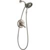 imageDelta Faucet Linden 17 Series DualFunction Shower Faucet Shower Trim Kit with 4Spray In2ition 2in1 Dual Hand Held Shower Head with Hose Stainless T17294SSI Valve Not IncludedStainless