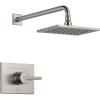 imageDelta Faucet Vero 14 Series SingleFunction Shower Trim Kit with SingleSpray TouchClean Rain Shower Head Stainless T14253SS Valve Not IncludedStainless