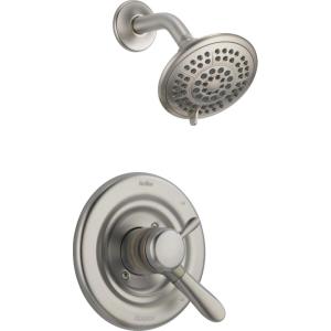 imageDelta Faucet Lahara 17 Series DualFunction Shower Trim Kit with 5Spray TouchClean Shower Head Venetian Bronze T17238RB Valve Not IncludedStainless