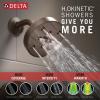 imageDelta Trinsic Oil Rubbed Bronze 14 Series SingleFunction Shower Trim Kit with H2Okinetic Shower Head 3 Hole Widespread Bathroom Sink Faucet Valve Not IncludedVenetian Bronze
