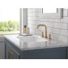 imageDelta Trinsic USpout Widespread Bathroom Faucet Polished Nickel 3Hole Bathroom Sink Faucet Metal PushPop Drain Assembly Polished Nickel 3554PNMPUDSTChampagne Bronze