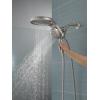 imageDelta 5Setting HydroRain 2in1 Dual Shower Head Polished Nickel High Pressure Shower Head with Handheld Spray 25 GPM Flow Rate Lumicoat Polished Nickel 58680PNPR25Lumicoat Stainless